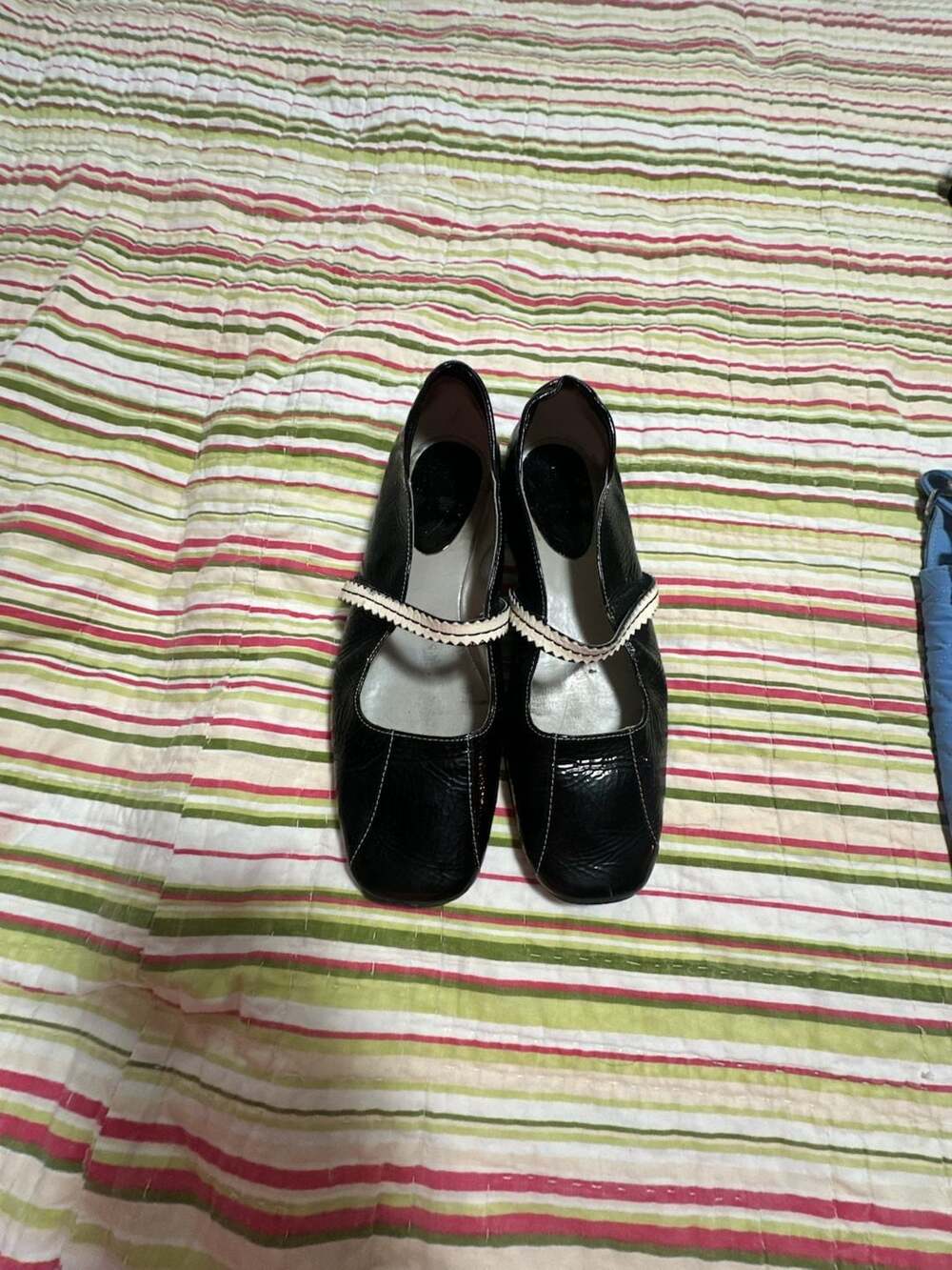 Aerosoles Mary Jane Flats Size 9.5Black Patent Leather